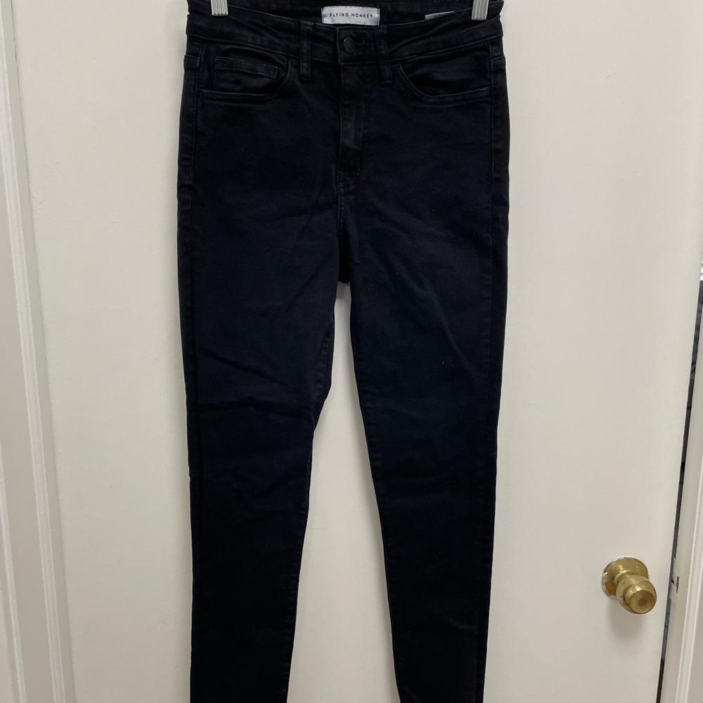 Women's Black High-Waisted Skinny Jeans